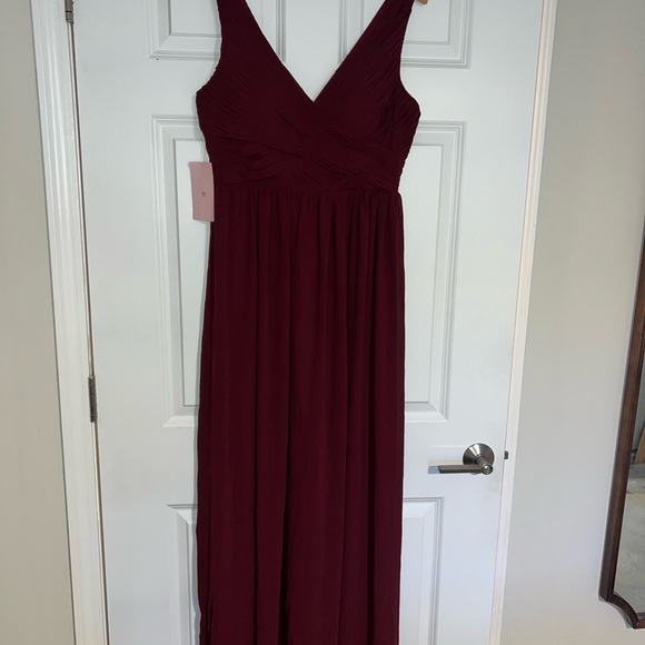 BHLDN NWT Maroon Formal Dress - Picture 4 of 8